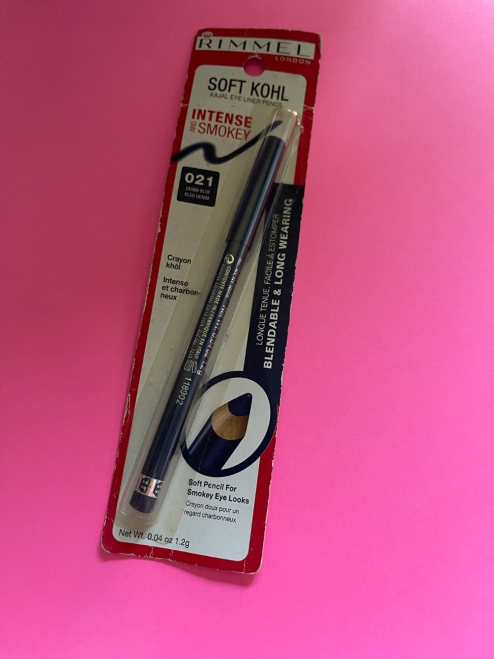 RIMMEL London Soft Kohl Kajal Professional Eyeliner Pencil 021 Denim Blue